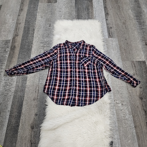 Torrid Plaid  Long Sleeves casual  Button Down Shirt - Picture 3 of 8